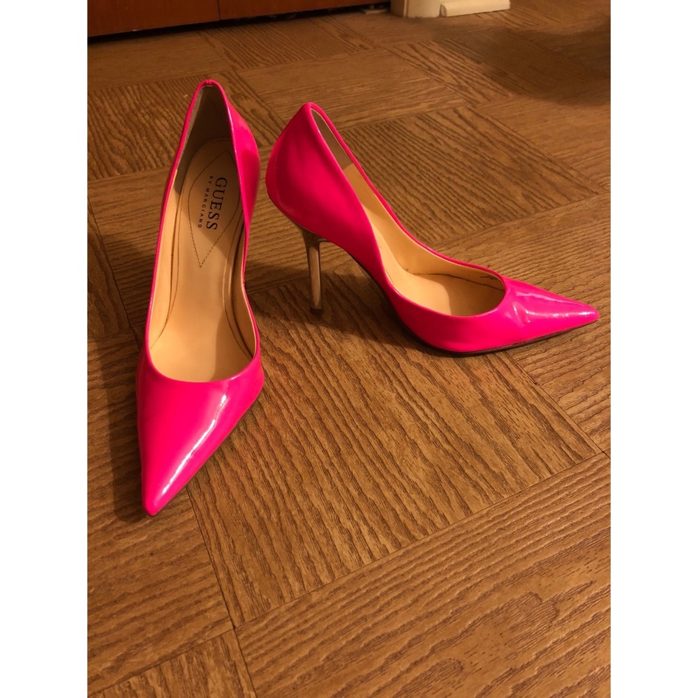 Guess by Marciano Neon Pink Carrie Stiletto